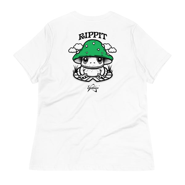 Prodigy Women's Relaxed T-Shirt - Rippit (Green) Logo