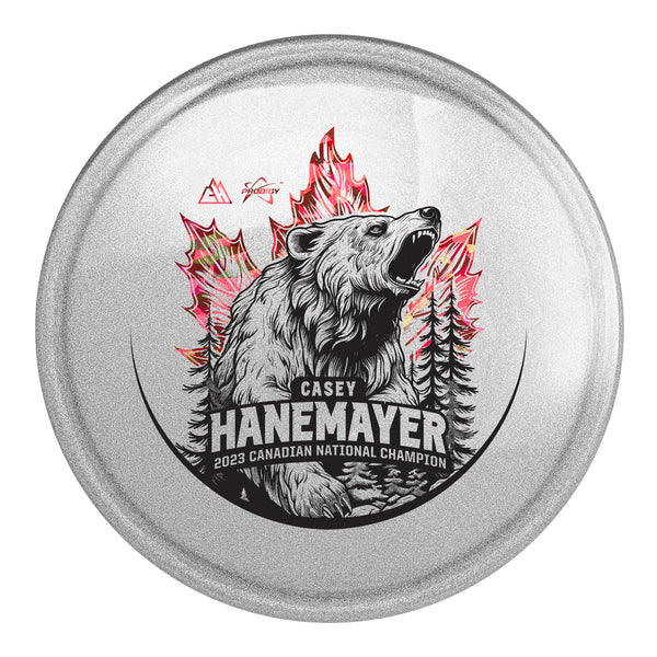 Prodigy A3 750 Glimmer GLOW Plastic - Casey Hanemayer "Canadian National Champion" Stamp
