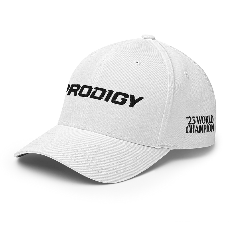 Prodigy Flexfit Hat - Isaac Robinson "1X" World Champion Logo